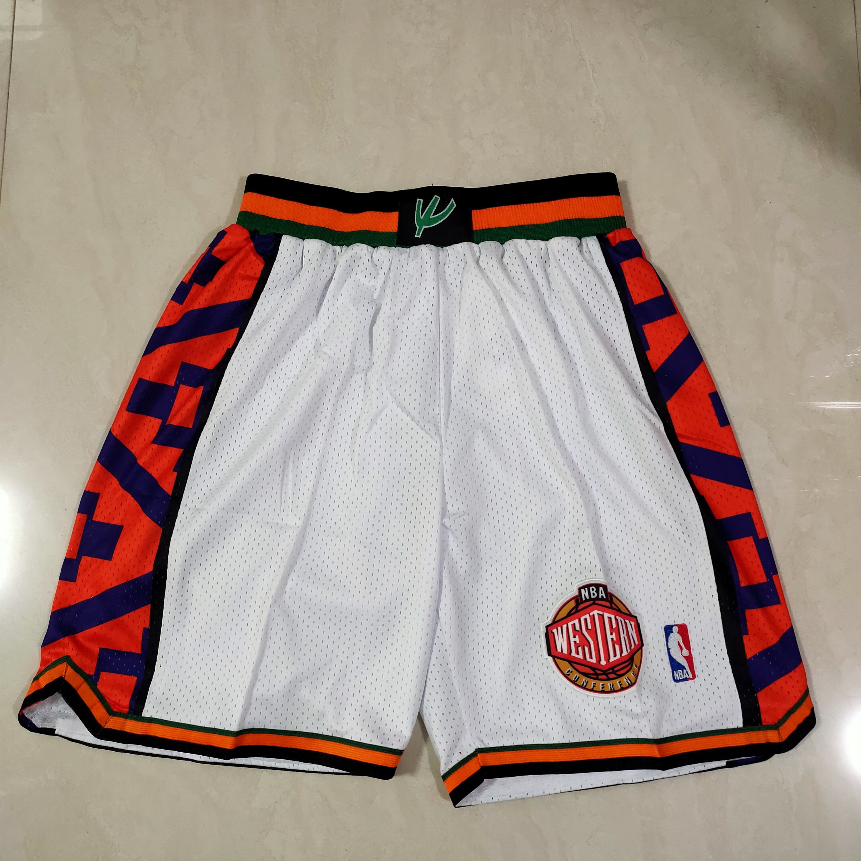 Men NBA #95 all star White Shorts 0416->more jerseys->NBA Jersey